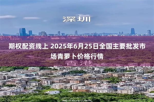 期权配资线上 2025年6月25日全国主要批发市场青萝卜价格行情