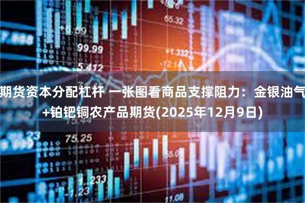 期货资本分配杠杆 一张图看商品支撑阻力：金银油气+铂钯铜农产品期货(2025年12月9日)